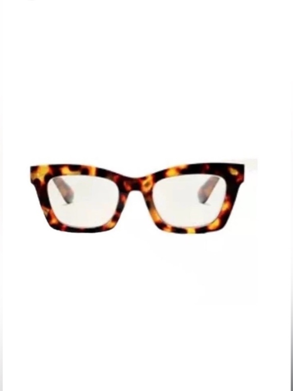 Retro Women’s Reading Glasses Oversized Square Oprah Readers Tortoise Large 2.0